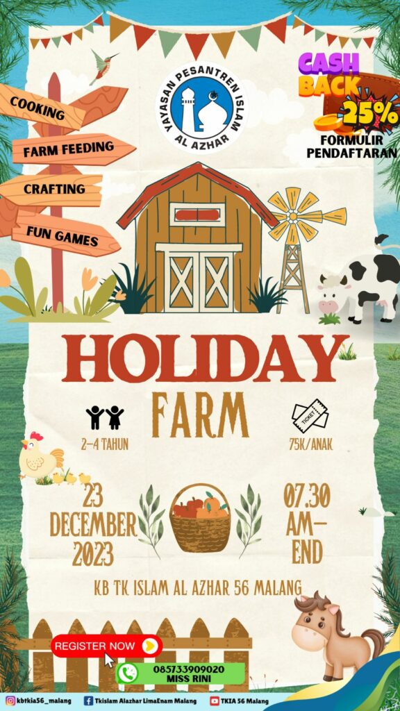 HOLIDAY FARM WITH TKIA 56 - KB-TK Islam Al Azhar 56